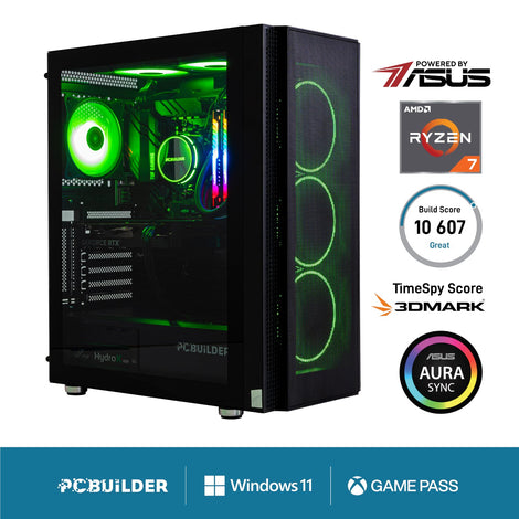 PCBuilder Ryzen 7 5700X3D COMMANDER Gaming PC