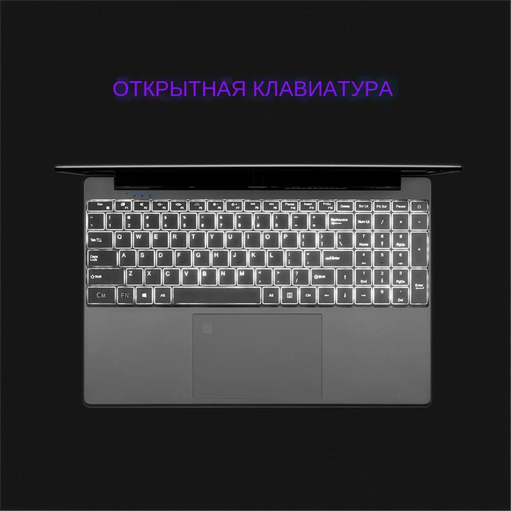 15.6" Intel N5095 Laptop – 16GB RAM, IPS Screen, Windows 10/11 Pro, Business & Gaming