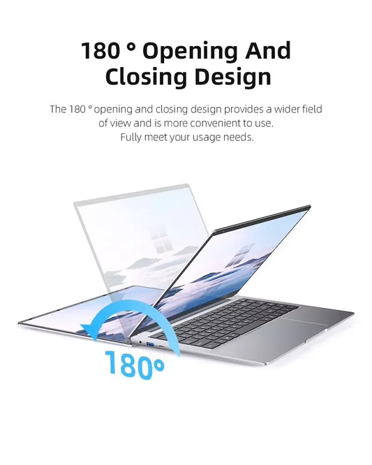 14.1" Laptop Computer – Intel, 12GB RAM, 1TB/2TB SSD, Windows 11 | Portable Notebook for Office, Study & Entertainment