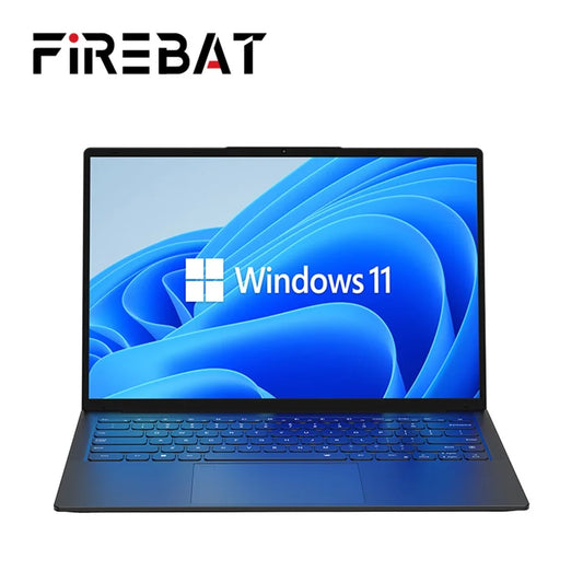 Firebat A16 16" Laptop – Intel N5095/N100, 16GB RAM, 512GB/1TB SSD, Lightweight Business Notebook