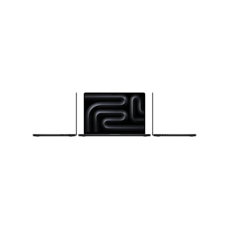 14-inch MacBook Pro with Apple M3 Max chip, showcasing sleek design and stunning display in Space Black.