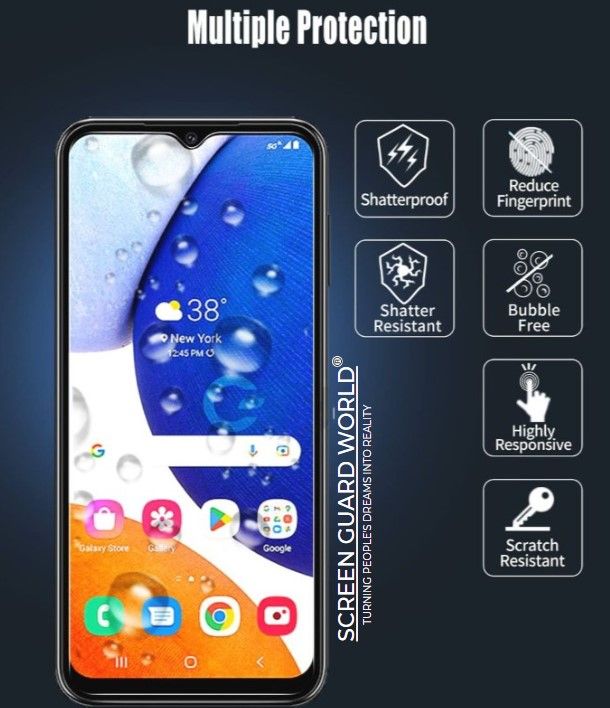 9D Tempered Glass Screen Guard Protector for Samsung Galaxy A05