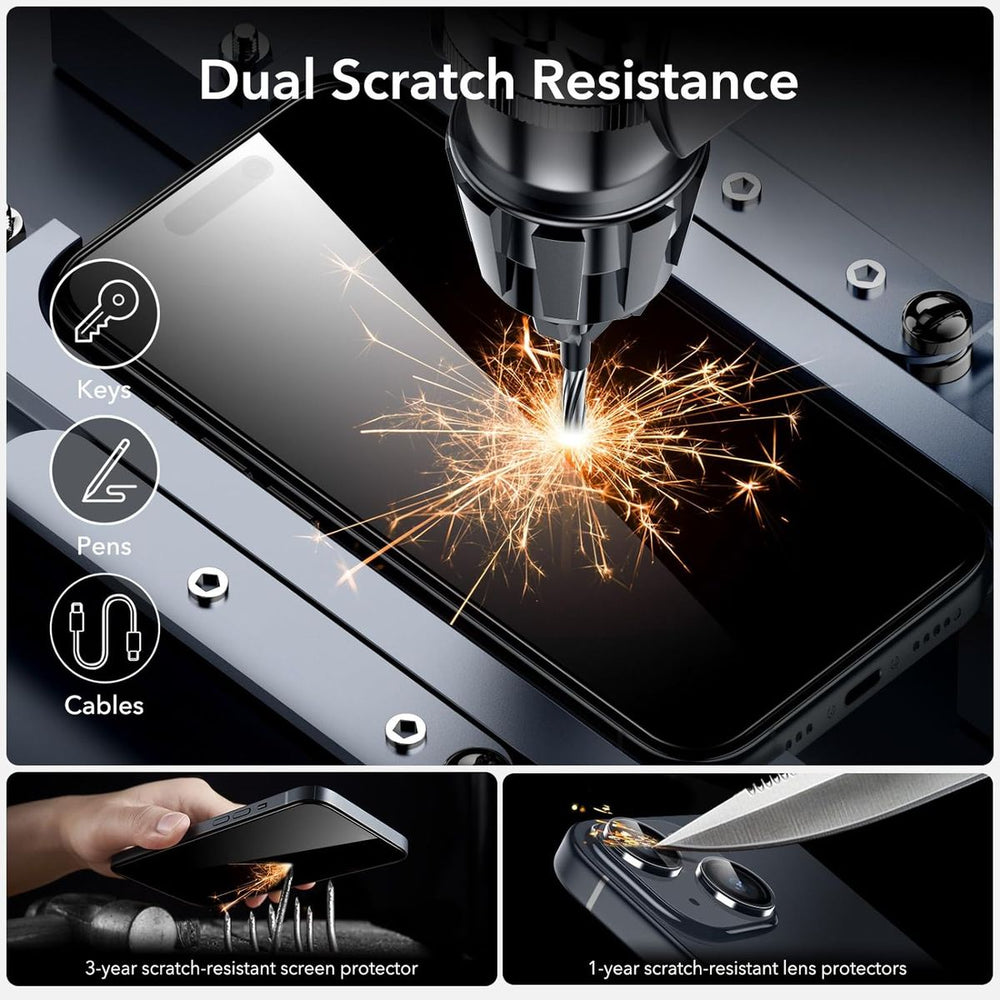 ESR Armorite Glass Screen Protector for iPhone 15