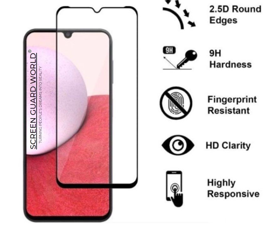 9D Tempered Glass Screen Guard Protector for Samsung Galaxy A05