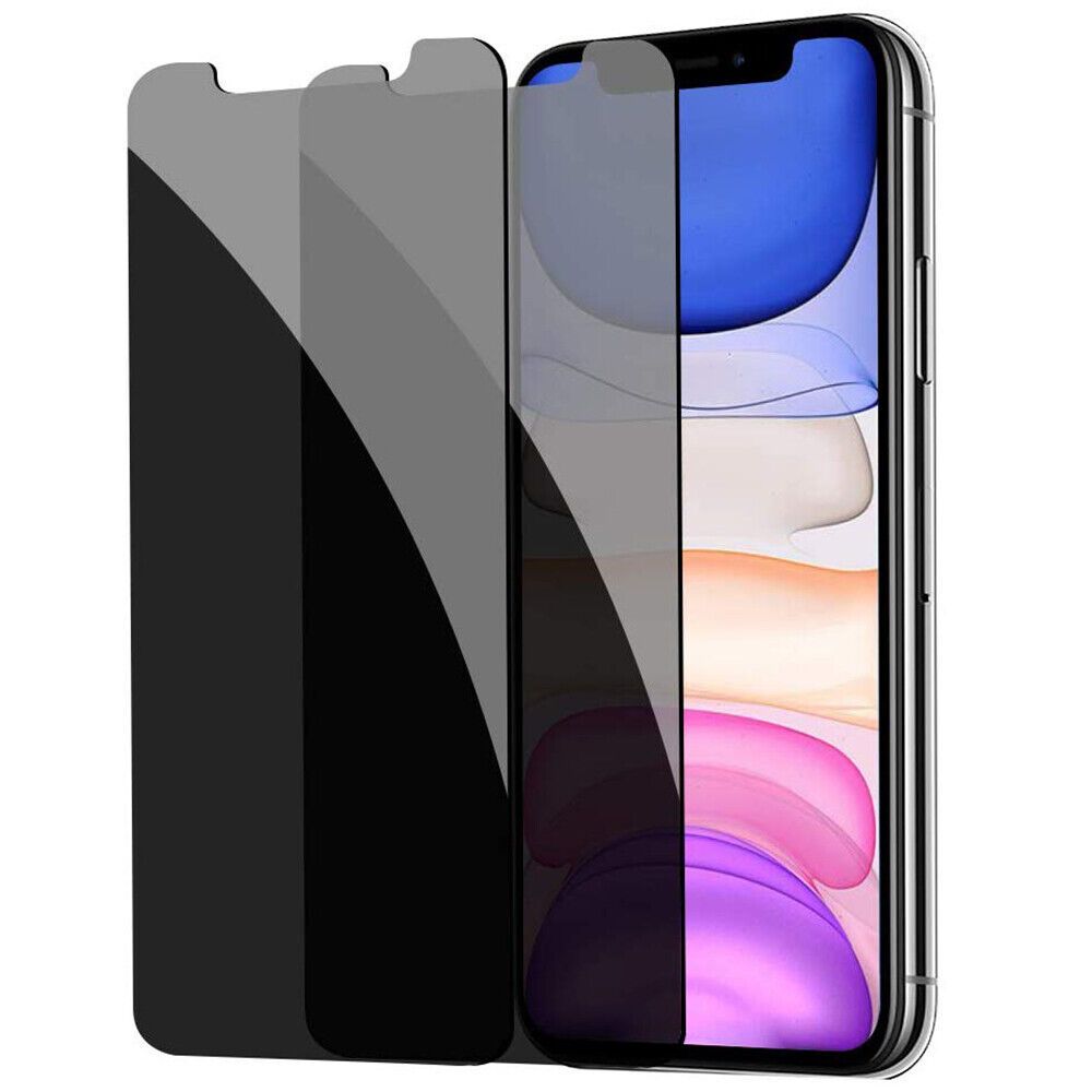 iPhone 11 Privacy Tempered Glass Anti Spy Screen Protector Pack of 2
