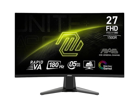 MSI MAG 27C6F 27" 180Hz FHD Curved Gaming Monitor